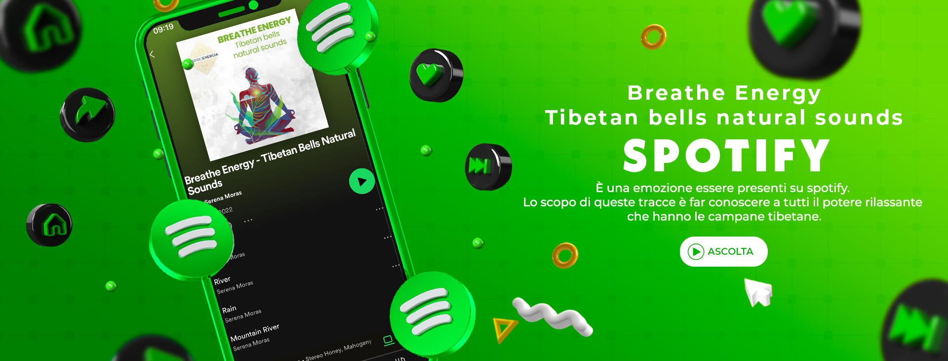 Spotify - respiro energia