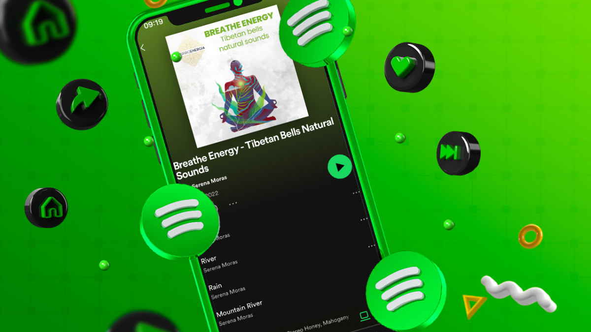 Spotify - respiro energia