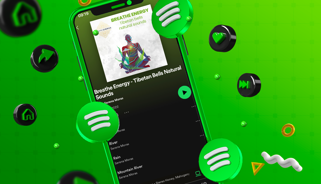 Spotify - respiro energia